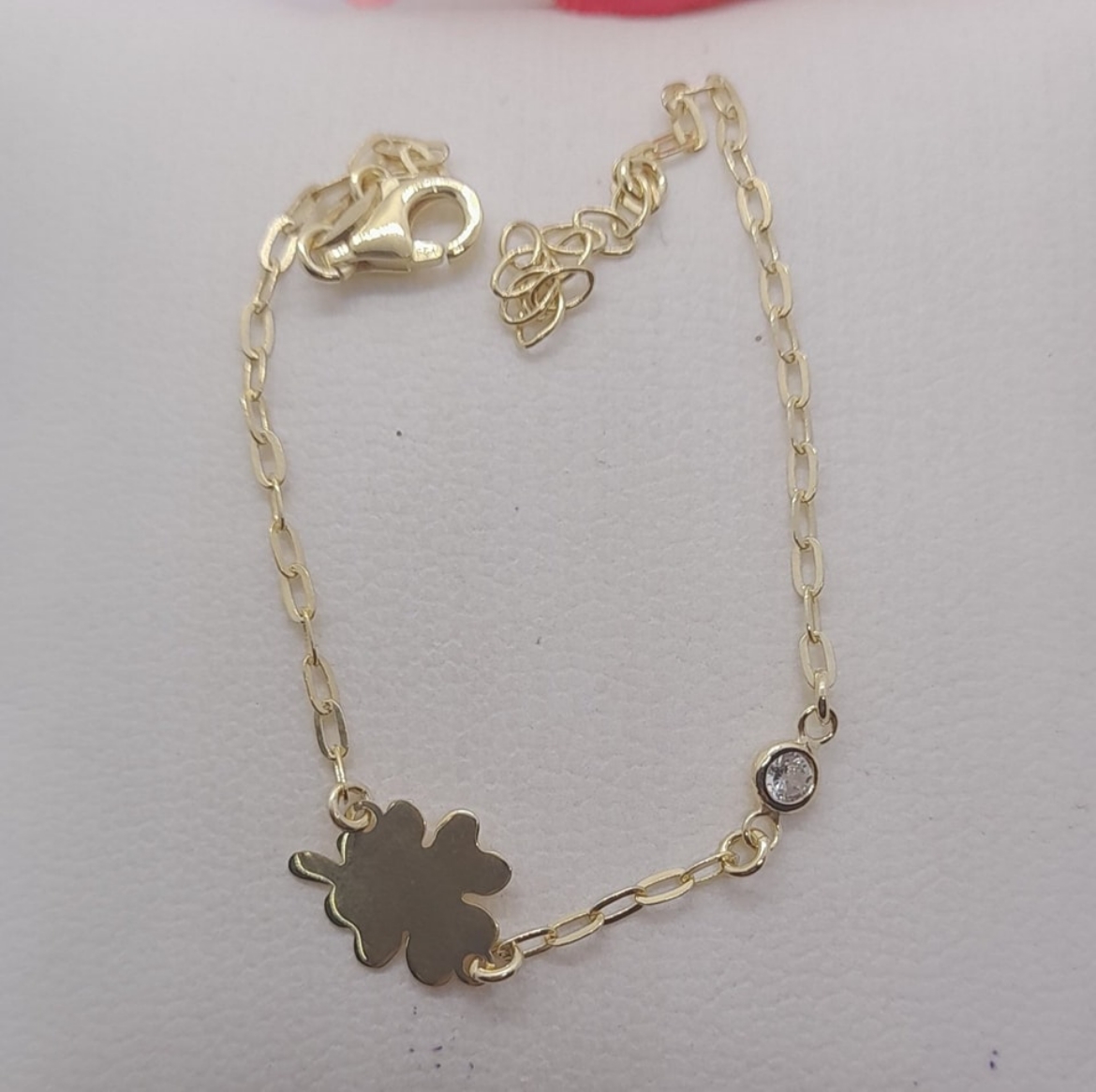 Imagem de Pulseira em Prata Dourada 