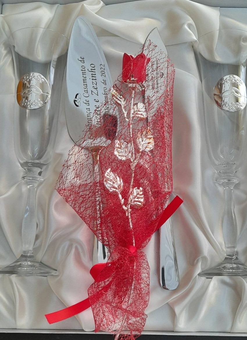 Imagem de Conjunto em Prata Casamento 