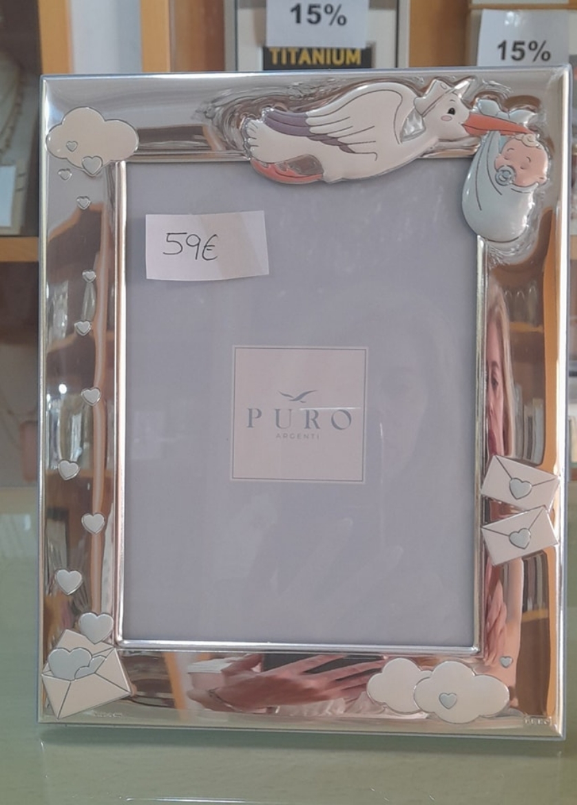 Imagem de Moldura em Prata para Menino
