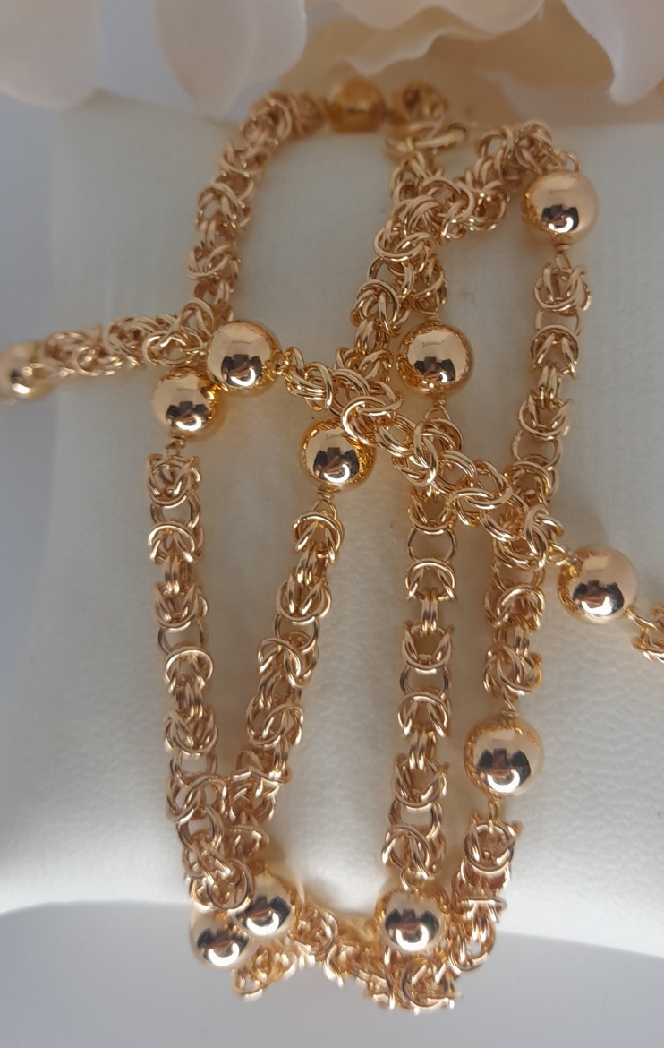 Imagem de Colar e Pulseira em Ouro 19,2k