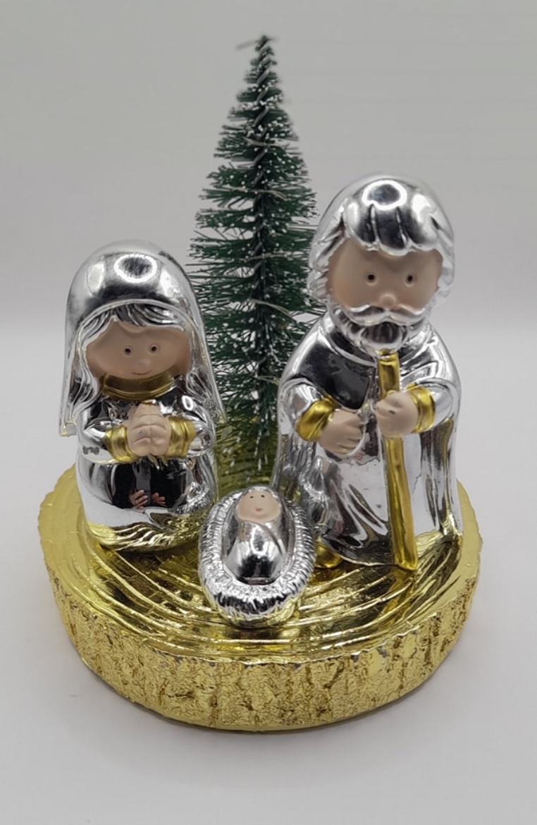 Imagem de Presepio em Prata com Luz 