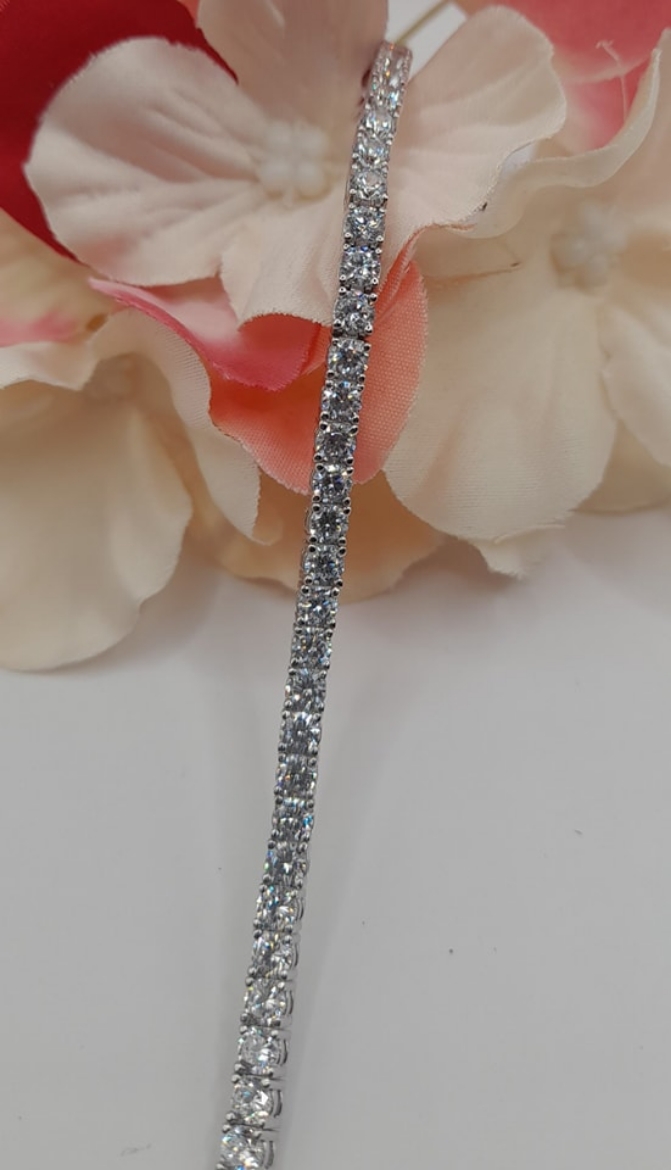 Imagem de Pulseira em Prata Riviera 