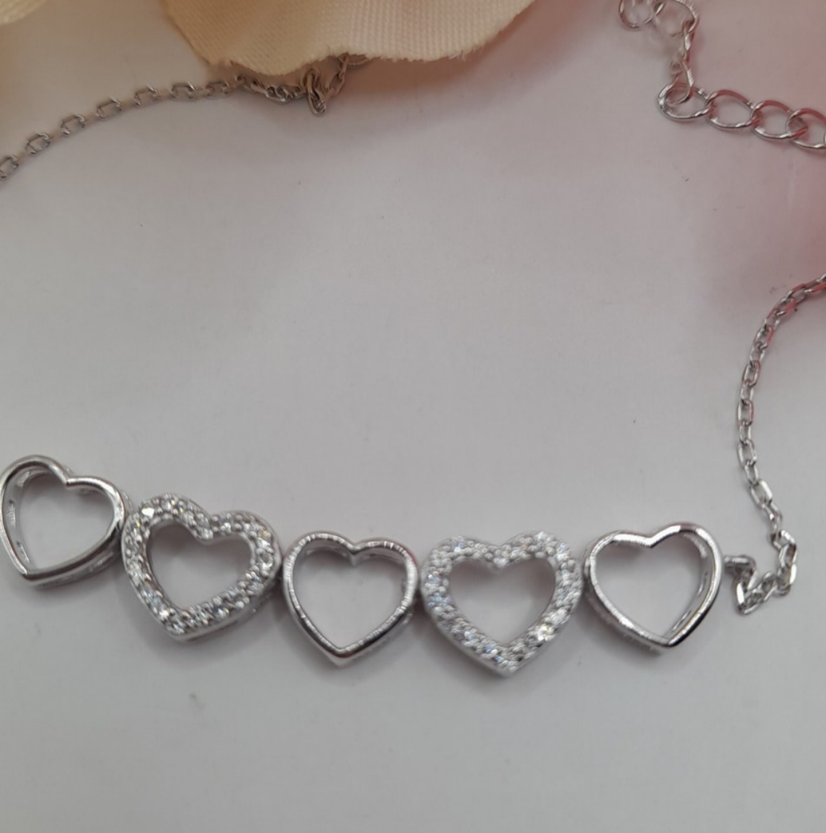Imagem de Pulseira em Prata com zircónias 