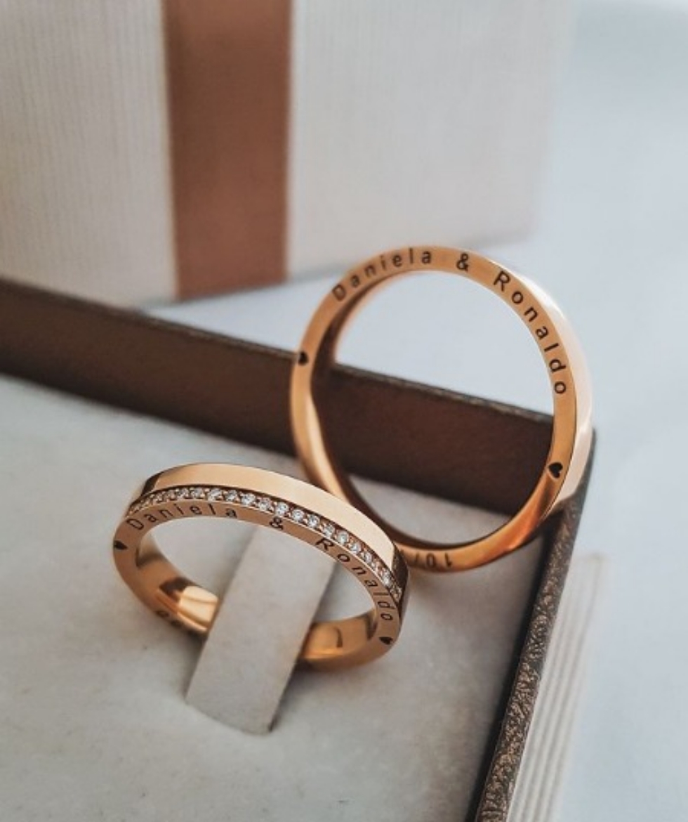 Imagem de Aliança em Ouro Beauty com 4mm 