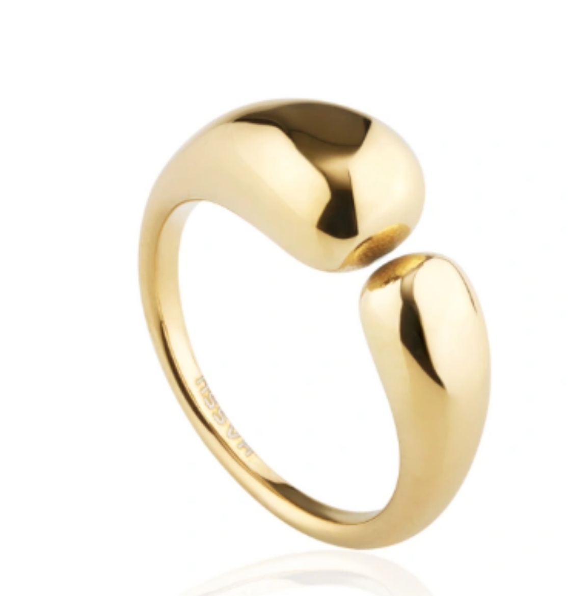 Imagem de Anel em Aço Dourado 