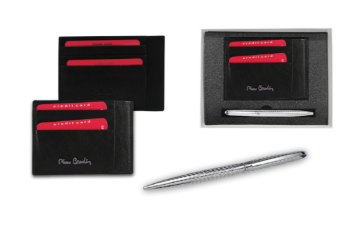 Imagem de Porta Documentos em Pele e Esferográfica