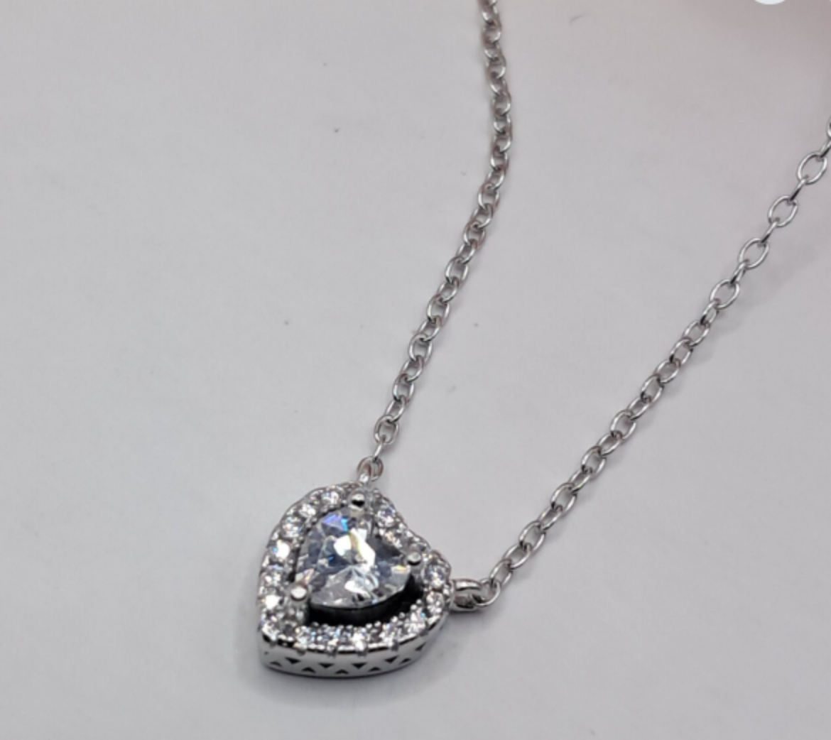 Imagem de Colar em Prata com Zirconias 